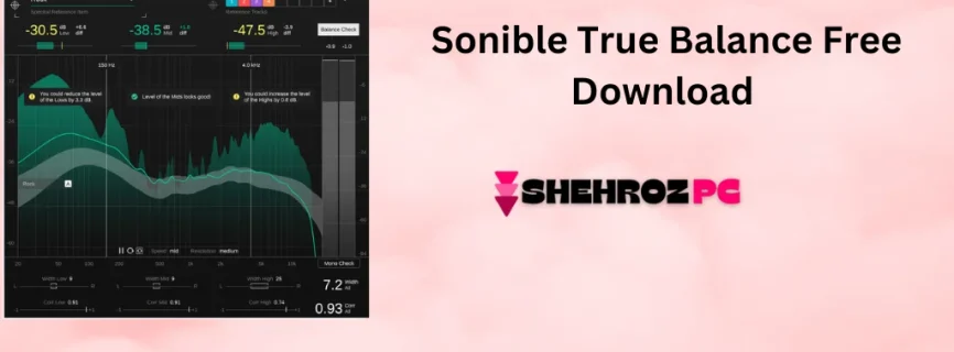 Sonible True Balance Free Download 1.0.4